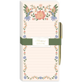 Hummingbirds Magnetic List Pad with Pen