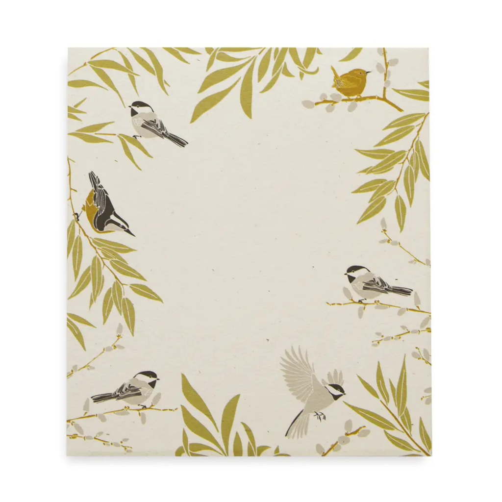 Chickadees Mini Notes / Recycled Notepad