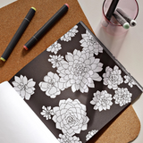 bloom coloring book with velvet pages