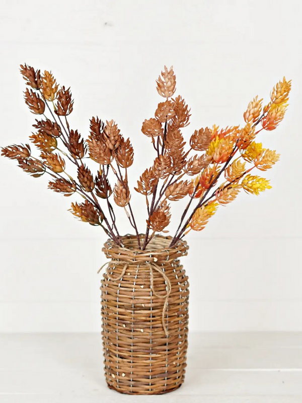 Woven Willow Milk Bucket