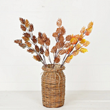 Woven Willow Milk Bucket