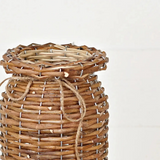 Woven Willow Milk Bucket