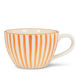 Orange Cabana Stripe Mug