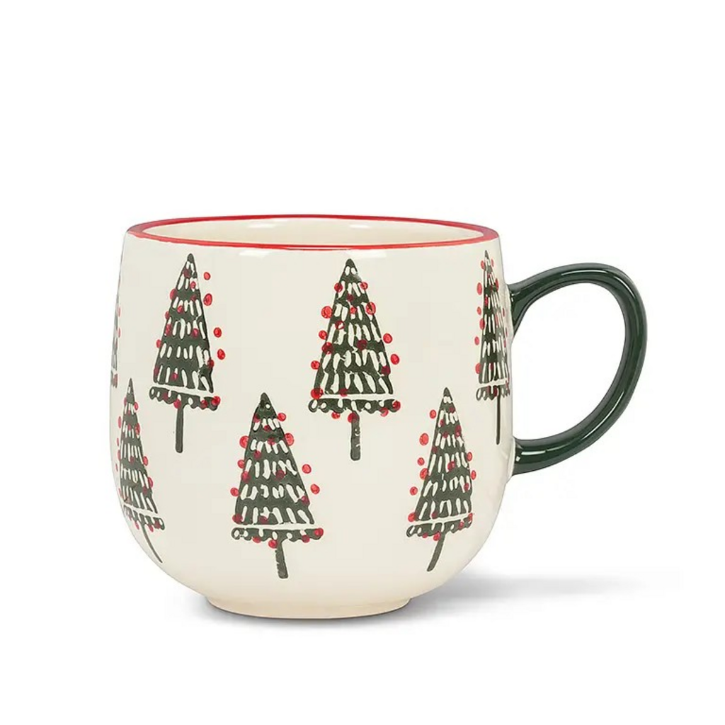Rounded Christmas Tree Mug