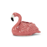 Small Pink Flamingo Planter
