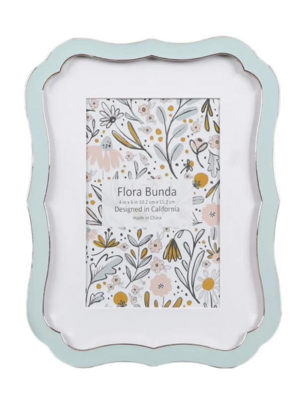 4x6 blue vintage style picture frame