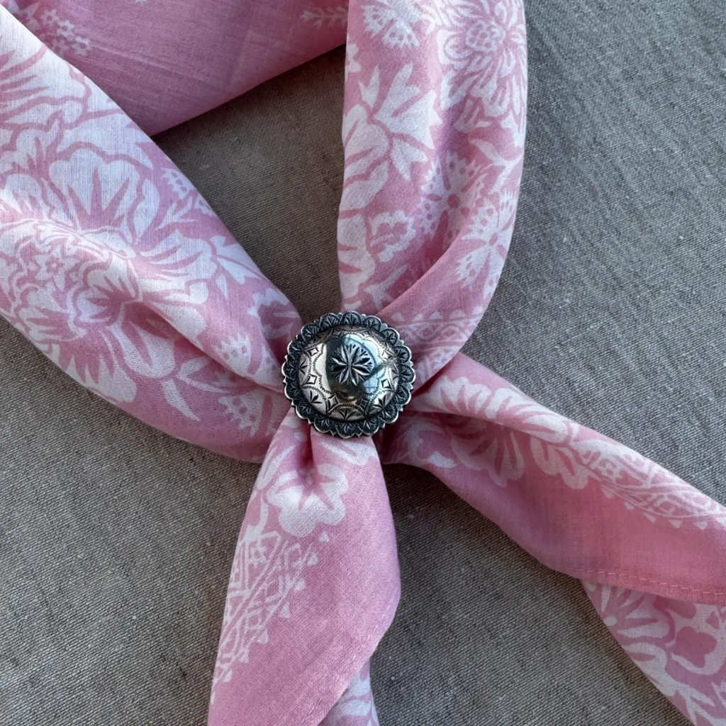 concho scarf slide (gallup lace)