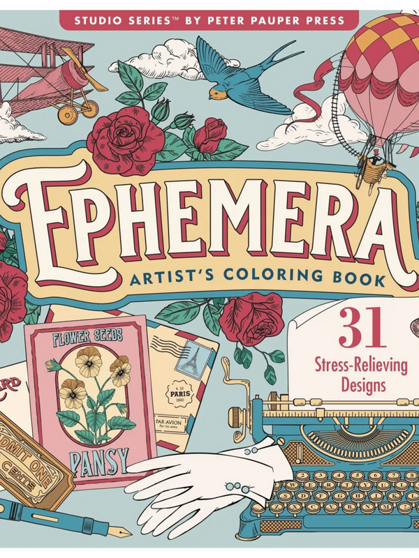 Ephemera Adult Coloring Book