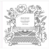 Ephemera Adult Coloring Book