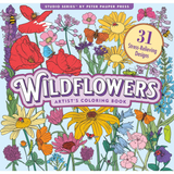 Wildflowers Adult Coloring Book