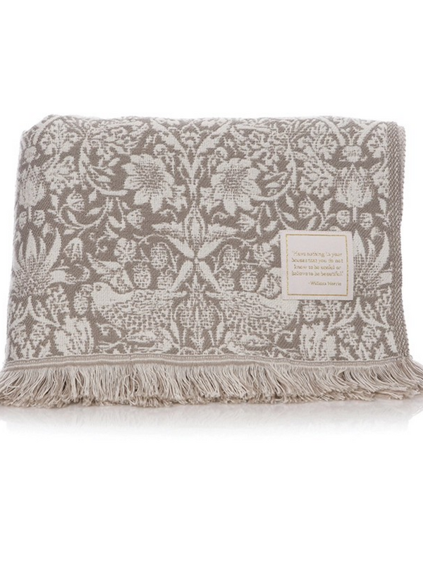 William Morris Blanket Grey
