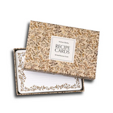Recipe Cards: 50 Beautifully Designed 4x6 Recipe Cards