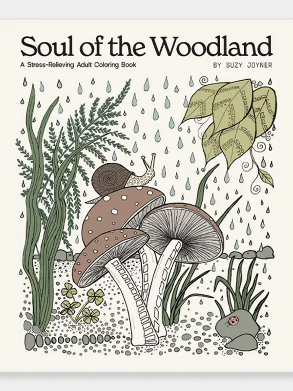 Soul of the Woodland: A Stress Relieving Adult Coloring Book