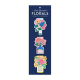 Ever Upward Florals Shaped Magnetic Bookmark