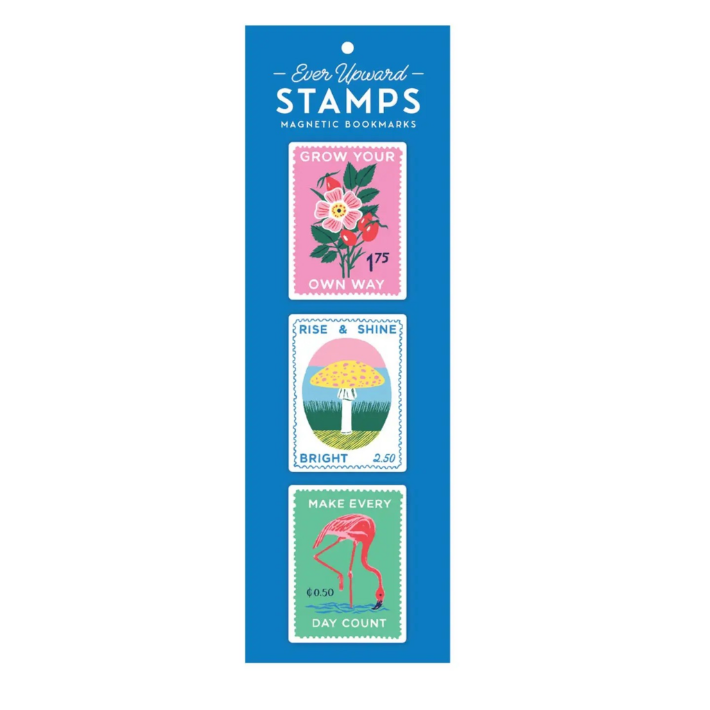 Ever Upward Stamps Shaped Magnetic Bookmark