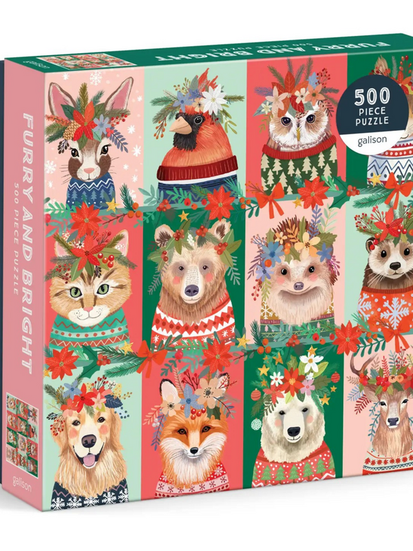 Furry and Bright 500 Piece Puzzle