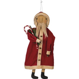 Candy Cane and Greens Santa