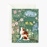 a little birdie told me greeting card