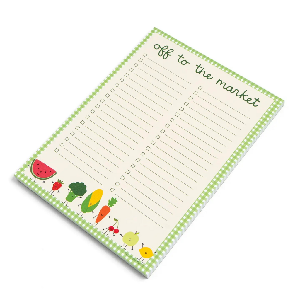 Off To the Market Notepad