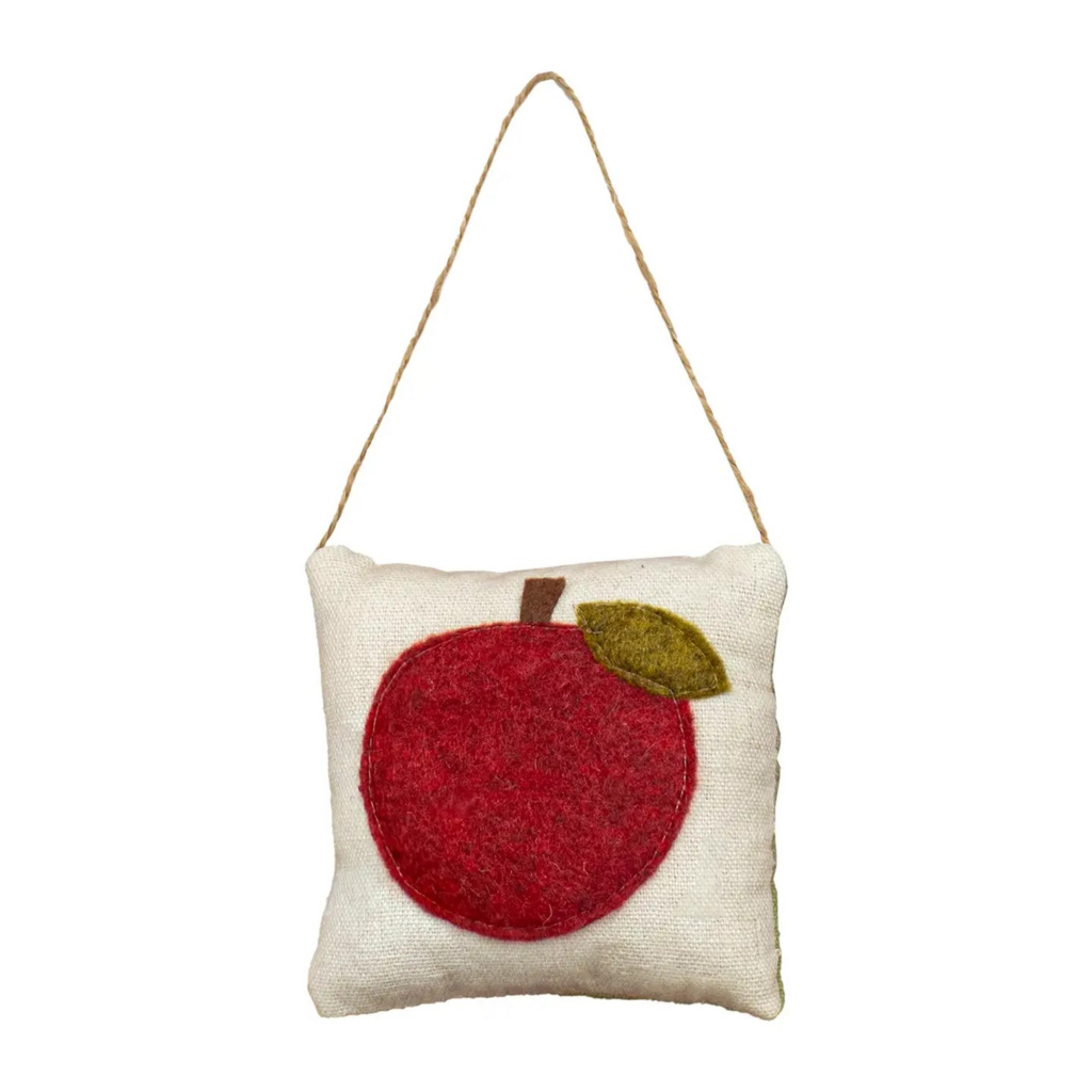 apple pillow ornament