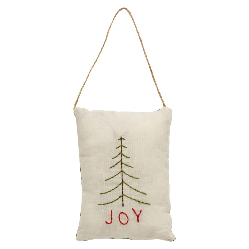 joy tree pillow ornament