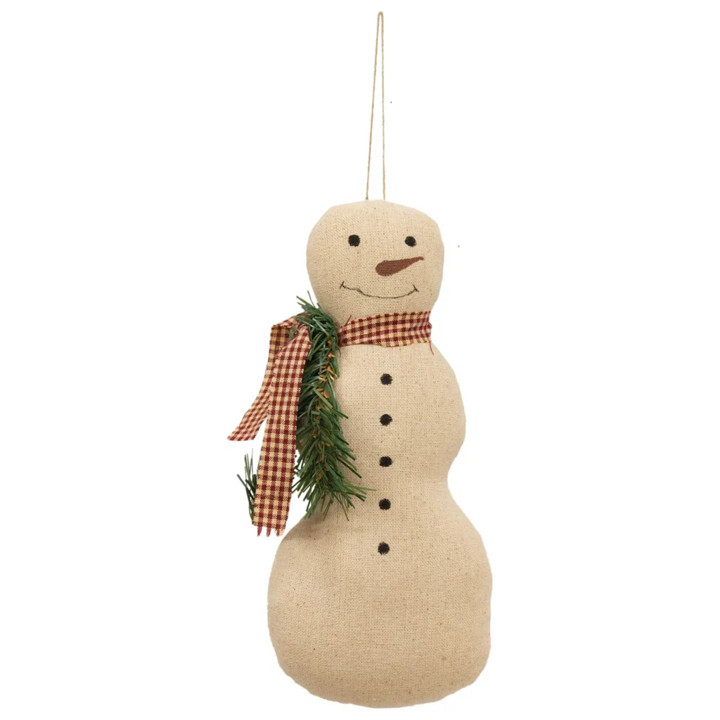 large primitive snowman