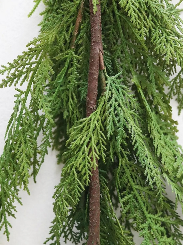 Real Touch Lebanon Cedar Holiday Table Garland - 48"