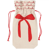 single bow wine bag