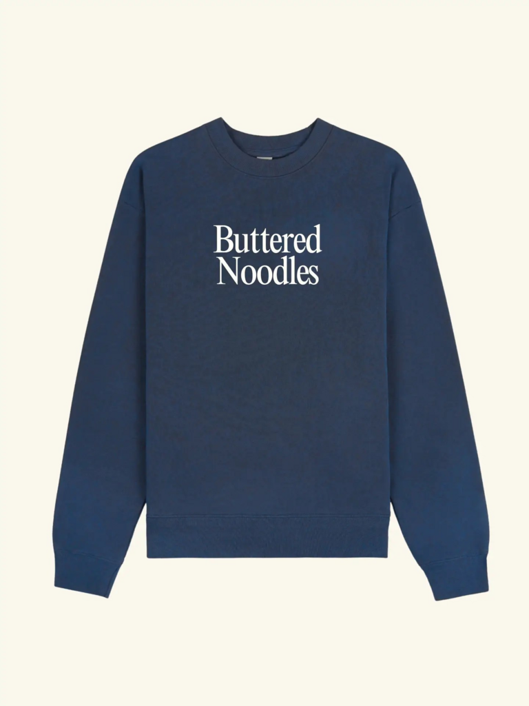 buttered noodles crewneck