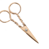 vintage copper scissors