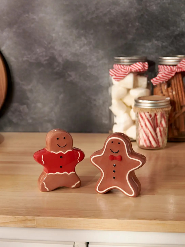 Gingerbread Salt and Pepper Shakers