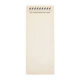 Ducks in A Row Skinny Notepad 4" X 10"