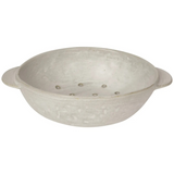 Ivory Stoneware Fruit Bowl 9 Inch