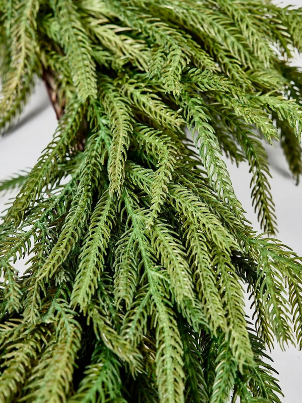 Real Touch Norfolk Pine Wreath - 24"