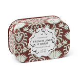 4.5OZ FRENCH LINEN AND ORRIS TIN