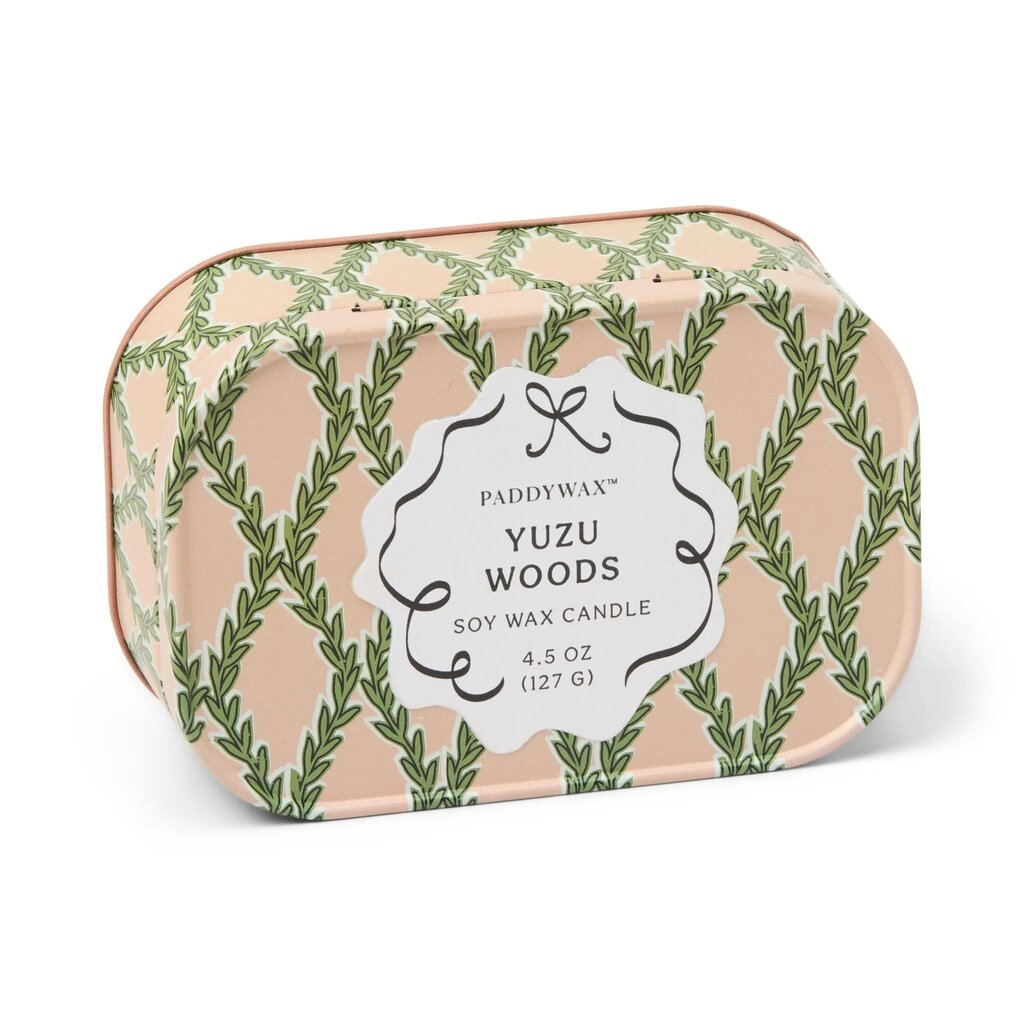 4.5OZ YUZU WOODS CANDLE TIN