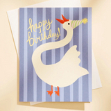 goose happy birthday card