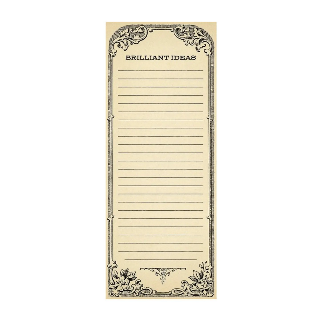 Brilliant Ideas Notepad