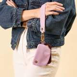 lilac duo wristlet