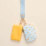 marigold lane and blue duo wristlet