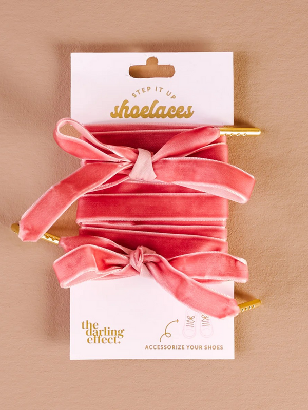 velvet rose shoelaces