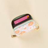 bouquet beauty sage zip around wallet