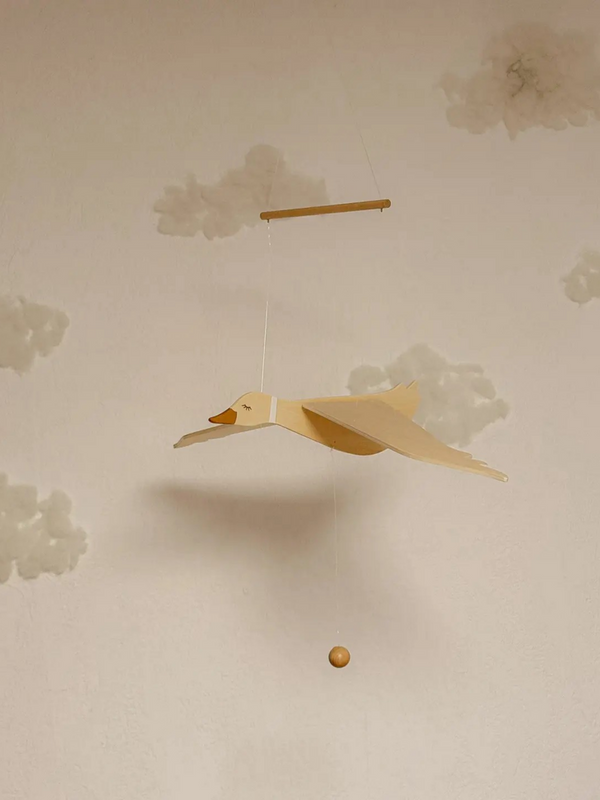 Wooden Flying Goose