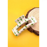 christmas tree pattern hair claw