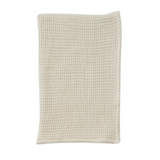 vanilla solid waffle dishtowel