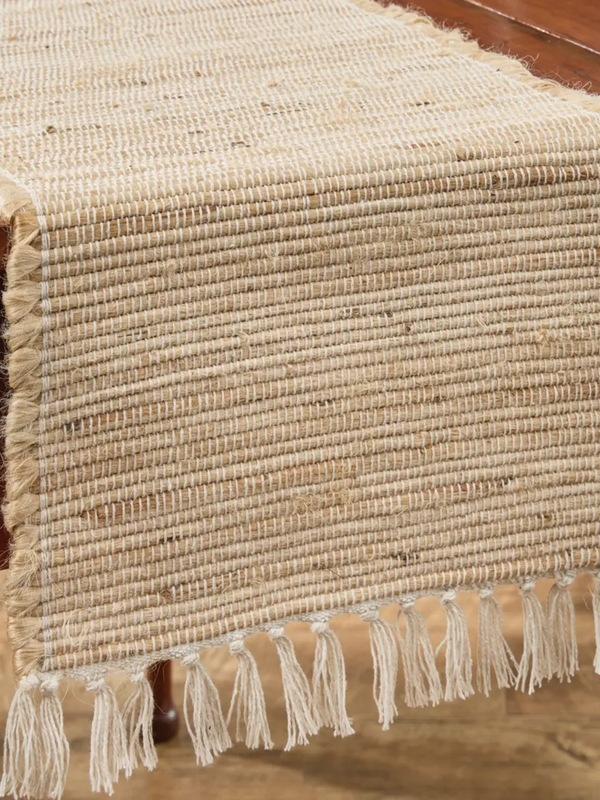 Wheat Fields Jute Runner 36"L