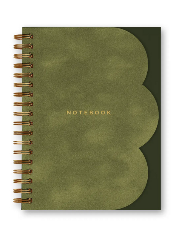 moss clamshell notebook