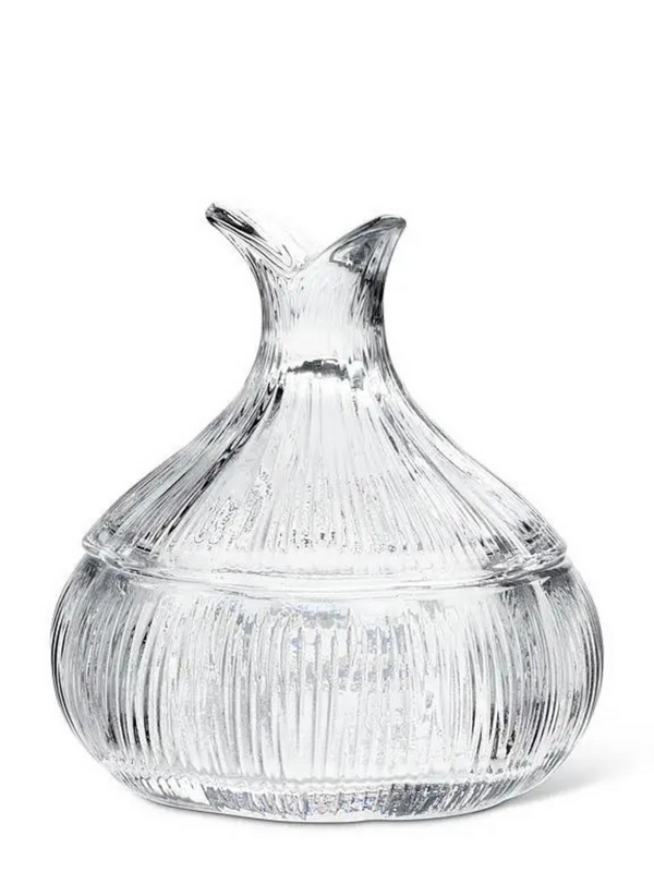 Garlic Dish with Lid