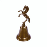 Antiqued Brass Horse Bell - Antique Vintage
