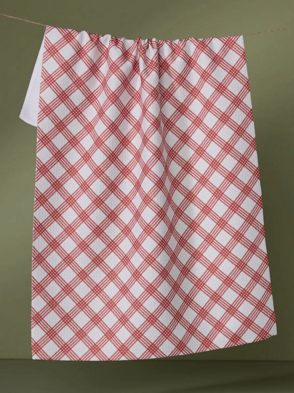 Crimson Wrap tea Towel